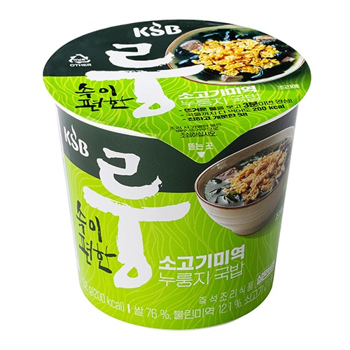 속이편한 룽 소고기미역 누룽지국밥(4개입)
